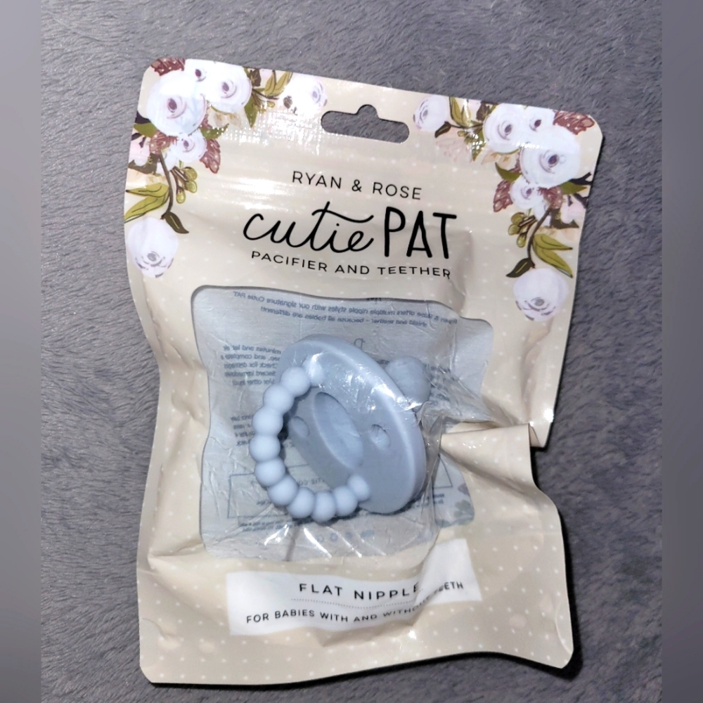 Ryan & Rose Cutie Pat Pacifier and Teether